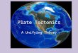 Plate Tectonics A Unifying Theory. Early Theory Contraction Theory – Young earth was made up of molten rock – Contracted (got smaller) as it cooled forming