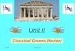 Unit II Classical Greece Review 7/2013Izydorczak1