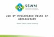 Use of Hygienized Urine in Agriculture 1 Robert Gensch, Xavier University