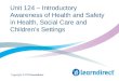 Unit 124 – Introductory Awareness of Health and Safety in Health, Social Care and Children’s Settings