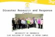 Disaster Research and Response Center UNIVERSITY OF INDONESIA ILRC BUILDING 2 ND FLOOR, UI DEPOK CAMPUS