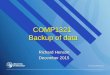COMP1321 Backup of data Richard Henson December 2015