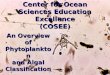 Center for Ocean Sciences Education Excellence (COSEE) An Overview of Phytoplankton and Algal Classification