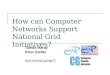 How can Computer Networks Support National Grid Initiatives? Tamás Máray Péter Stefán NIIF/HUNGARNET