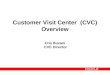 Customer Visit Center (CVC) Overview Cris Buxani CVC Director