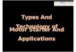 Motor Starter Types and Technology And Its Applications