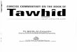 Concise Commentary on Book of Tawheed