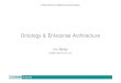 Ontology & Enterprise Architecture