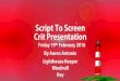 Script to Screen Crit 19th Feb 16