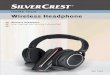 Silvercrest Headphones RFH 1863 Manual En
