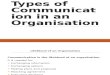 Types of Communication in an Organisation