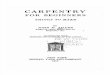 Carpentry for Beginners by John D. Adams (1917)