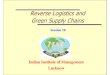 Reverse Logistics and Green Supply Chain