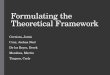 Formulating the Theoretical Framework Reporting