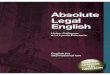 Absolute Legal English Book English for Intern