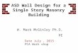 16c Masonry Wall Design ASD Example