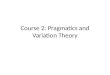 Pragmatics and Variation Theory