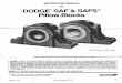 Dodge Saf Pillow Blocks
