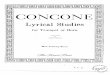 Lyrical Studies - Concone