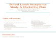 School Lunch Acceptance Study & Marketing Plan PowerPoint Presentation