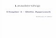 Leadership LEC#3(Skills Approach)
