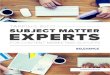 E Book Quick Guide to Marketing With Subject Matter Experts V6