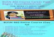 BUSN 460 Course Career Path Begins Busn460dotcom