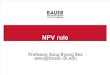 Lecture 04 NPV Rule