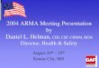 ARMA Presentation GAF EHS Management System