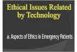 Ethical Issues Related by Technology