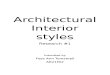 Architectural Interior Styles RESEARCH