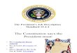 PPT the Presidents Jobs