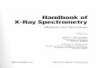 Handbook of X-Ray Spectrometry Methods and Techniques