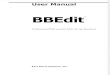 BBEdit User Manual (11.5.1)