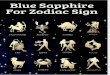 Blue Sapphire For Zodiac Sign