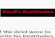 Devil’s Beatitudes