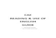 Cae Reading and Uoe Guide