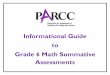 Informational Guide to Grade 6 Math Summative Assessments 1-7-15 (1)