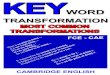 Key Word Transf - Most Common Transfor