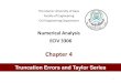 Ch4 Truncation Errors Taylor Series