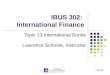 IBUS 302 Topic 13-International Bonds