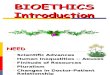 Introduction to Bioethics 1