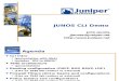Junos CLI Demo v4.5