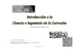 Ciencia e Ingenieria de La Corrosion. prof. Adalberto Rosales y Leighton