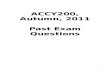 Sample Past Exam Questions Revised