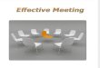 Effective Meeting Basics