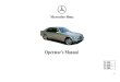1996 S320 S420 S500 Owner's Manual