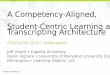 A Competency-Aligned, Student-Centric Learning and Transcripting Architecture  (290881560)