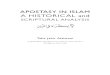 Executive summary of "Apostasy in Islam: A Historical & Scriptural Analysis"