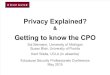 Privacy Explained and the Role of the Privacy Officer in Higher Ed (264639543)